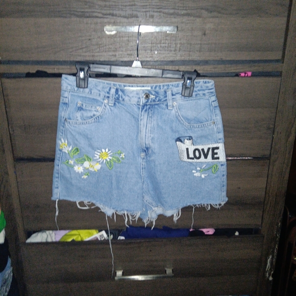 TOP SHOP high waisted mom shorts - Picture 3 of 8